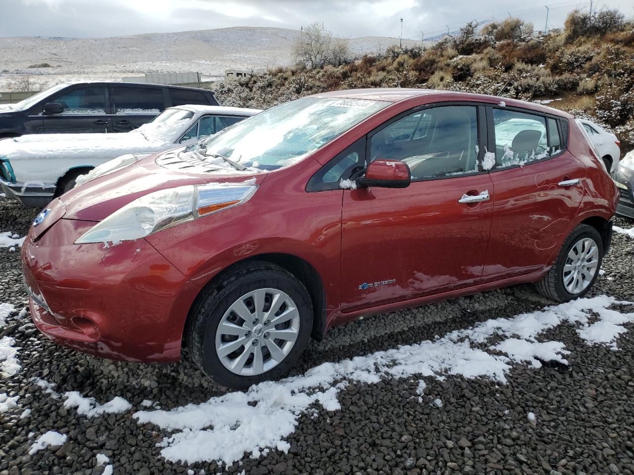 Lot #2981430632 2015 NISSAN LEAF S