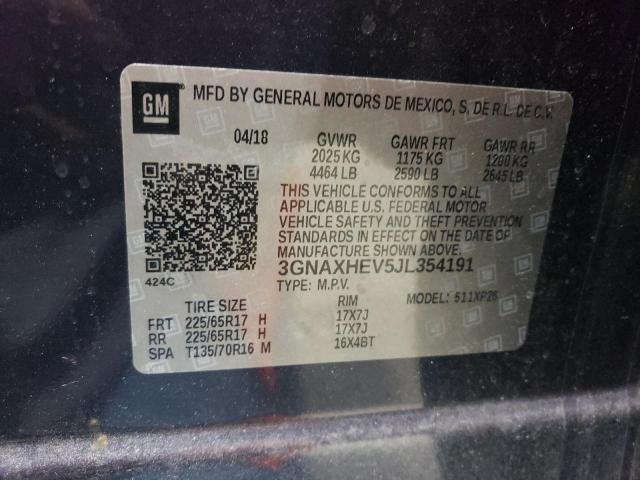 2018 CHEVROLET EQUINOX LS - 3GNAXHEV5JL354191