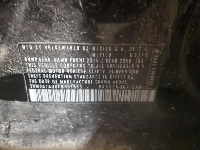 2015 VOLKSWAGEN GOLF TDI 3VW2A7AU8FM095863