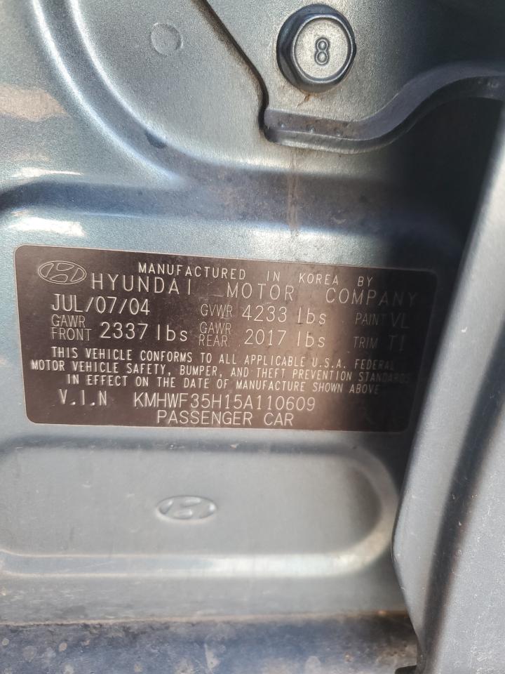 Lot #3024445532 2005 HYUNDAI SONATA GLS