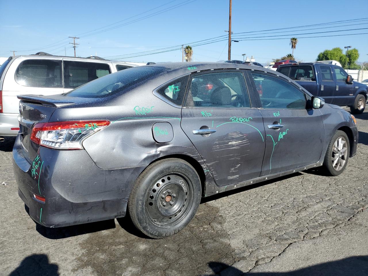 Lot #3033213832 2015 NISSAN SENTRA S