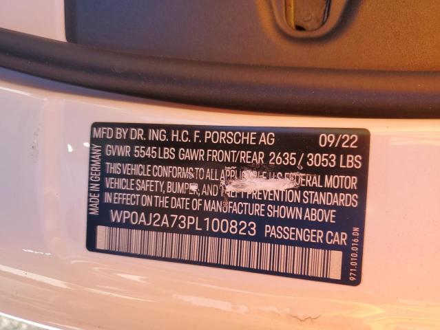 2023 PORSCHE PANAMERA B - WP0AJ2A73PL100823