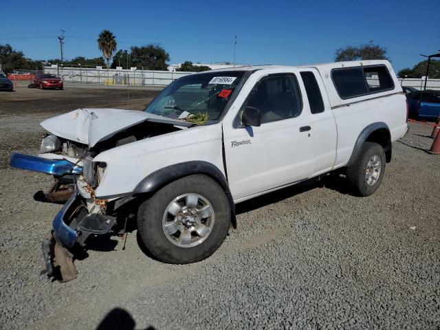 NISSAN FRONTIER K 1999 white  gas 1N6ED26Y1XC308545 photo #1