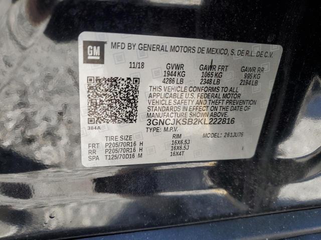 2019 CHEVROLET TRAX LS - 3GNCJKSB2KL222816