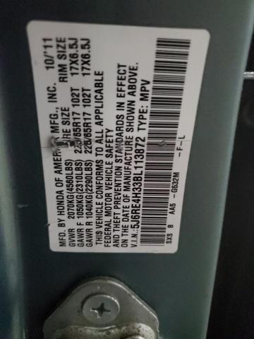 5J6RE4H33BL113872 2011 HONDA CRV