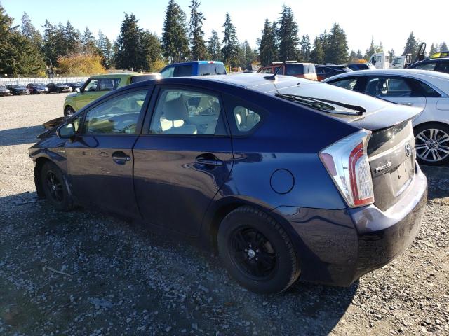 TOYOTA PRIUS 2014 blue  hybrid engine JTDKN3DUXE1768370 photo #3