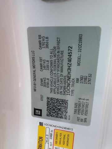 2017 CHEVROLET SILVERADO - 1GCNCNEH3HZ404572
