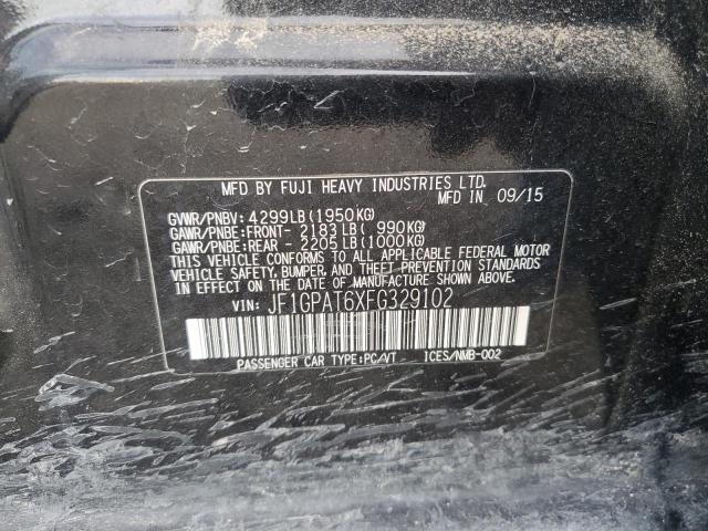 2015 SUBARU IMPREZA SP - JF1GPAT6XFG329102