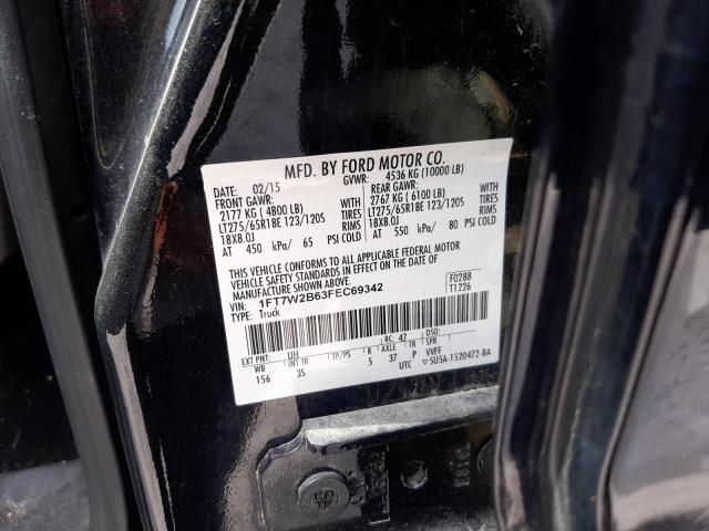 2015 FORD F250 SUPER - 1FT7W2B63FEC69342