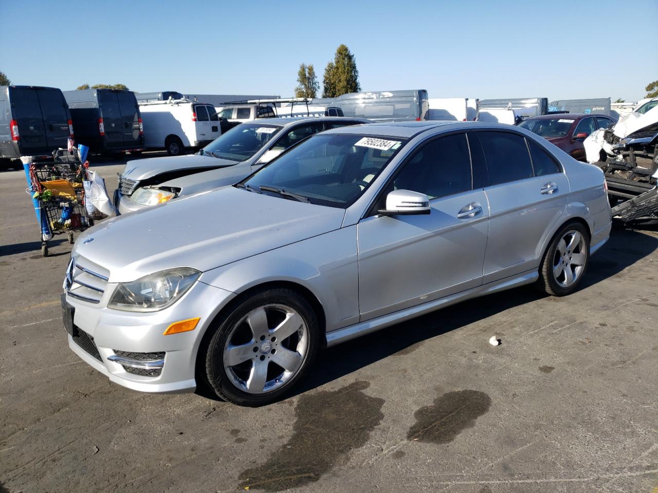 Lot #2974686116 2013 MERCEDES-BENZ C 250