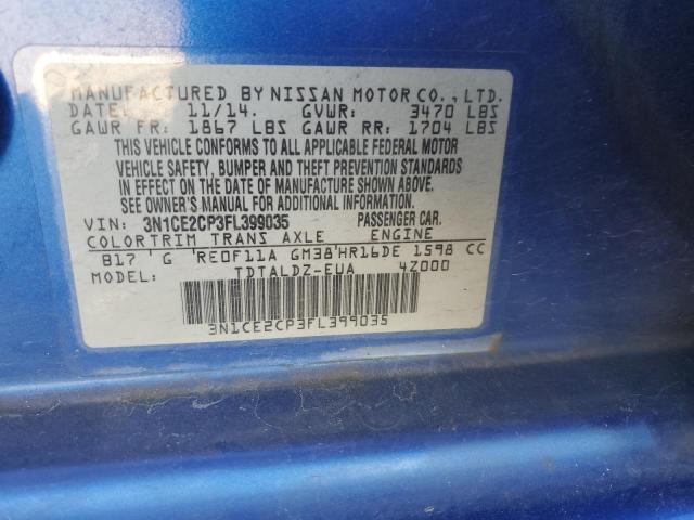 2015 NISSAN VERSA NOTE - 3N1CE2CP3FL399035