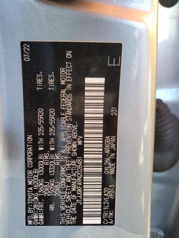 2022 LEXUS RX 450H L JTJJGKFA9N2028481