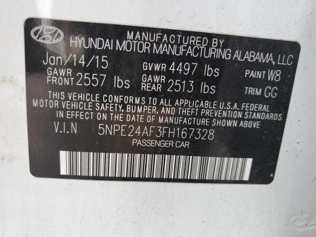 2015 HYUNDAI SONATA SE - 5NPE24AF3FH167328