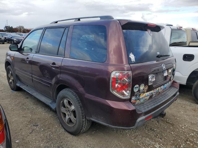 HONDA PILOT EXL 2008 burgundy  gas 5FNYF18678B029833 photo #3