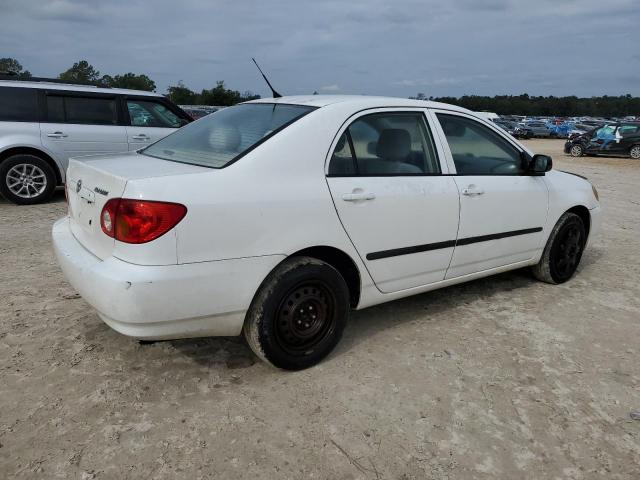 TOYOTA COROLLA CE 2003 white  gas JTDBR32E930005324 photo #4