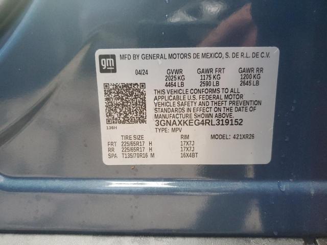 2024 CHEVROLET EQUINOX LT - 3GNAXKEG4RL319152