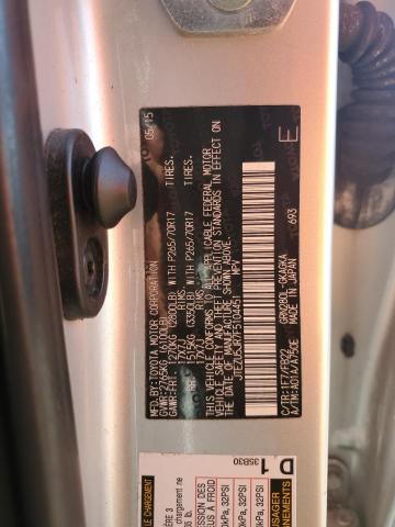 2015 TOYOTA 4RUNNER SR - JTEZU5JR7F5104451
