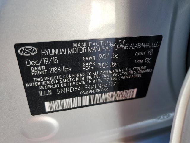 2019 HYUNDAI ELANTRA SE - 5NPD84LF4KH453772