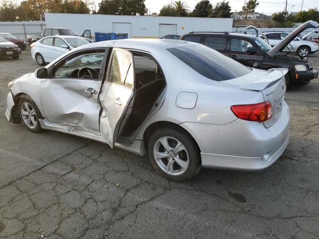 TOYOTA COROLLA BA 2009 silver  gas 1NXBU40E69Z127160 photo #3