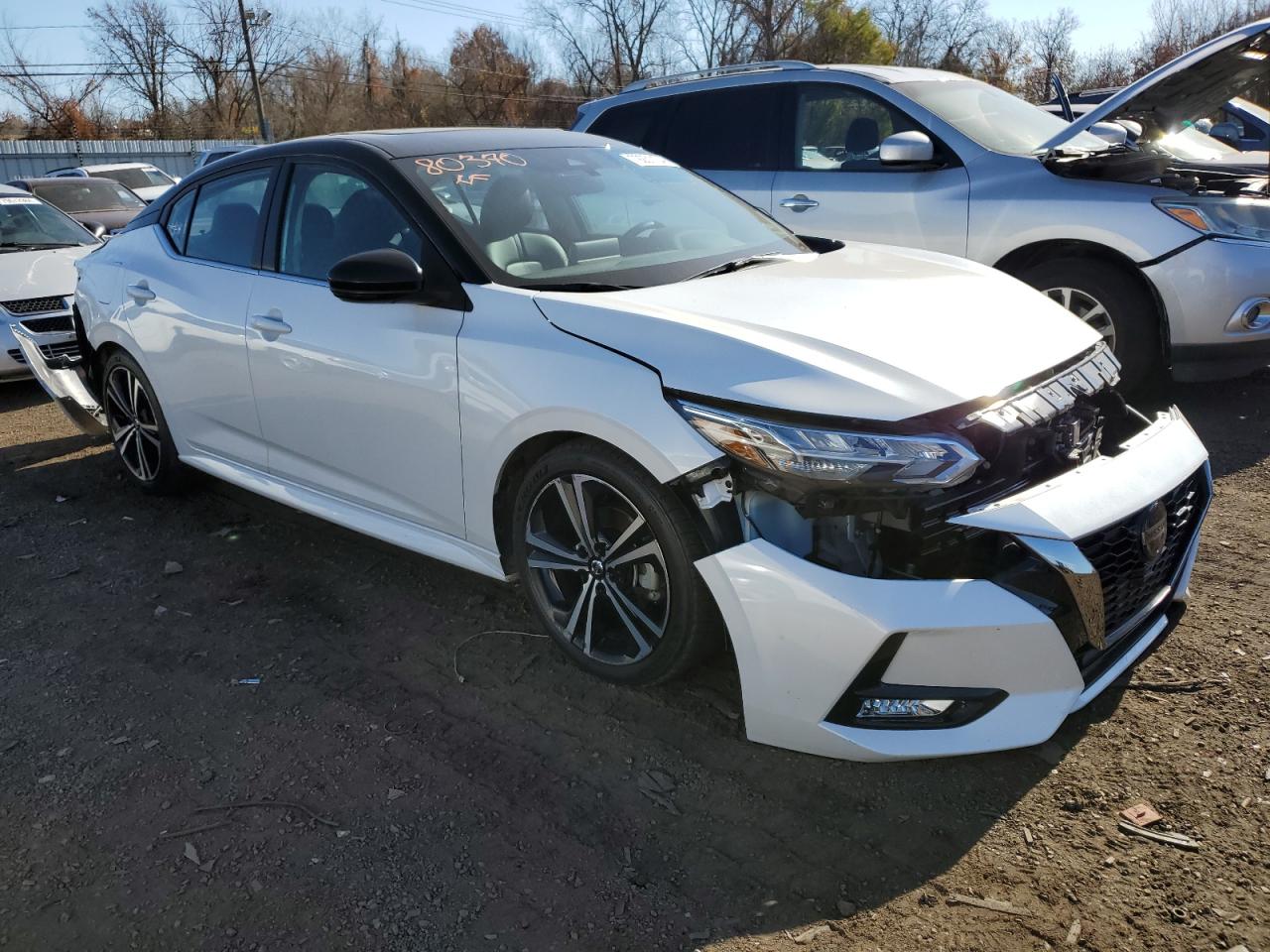 Lot #2974307490 2021 NISSAN SENTRA SR