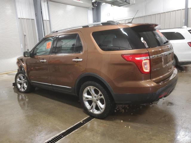 FORD EXPLORER L 2012 brown  gas 1FMHK8F82CGA14062 photo #3