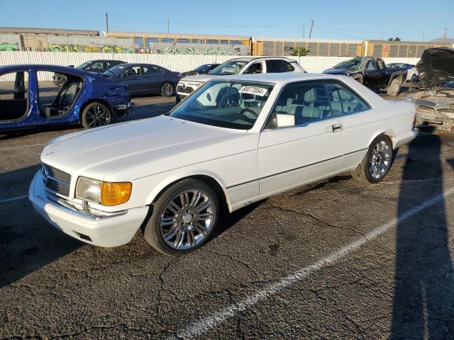 MERCEDES-BENZ 560 SEC 1991 white coupe gas WDBCA45E1MA610641 photo #1