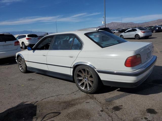 BMW 740 IL 2000 white  gas WBAGH8345YDP10047 photo #3