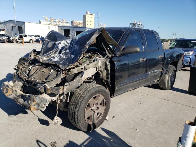 DODGE DAKOTA QUA 2005 black crew pic gas 1D7HE48N55S345313 photo #1