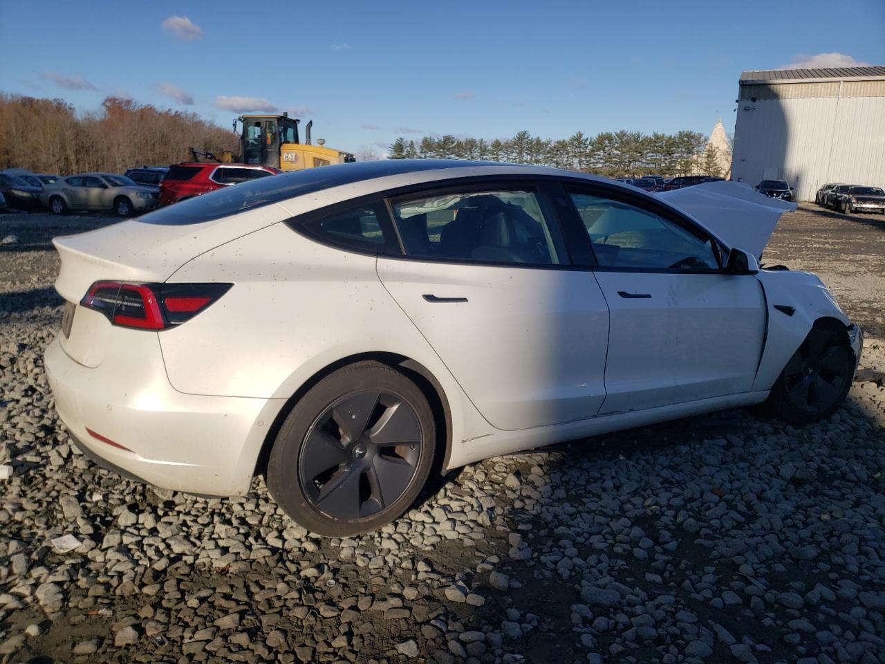 Lot #3033331819 2021 TESLA MODEL 3