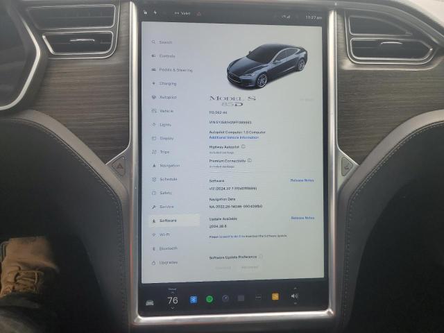 2015 TESLA MODEL S 85 5YJSA1H29FF089983