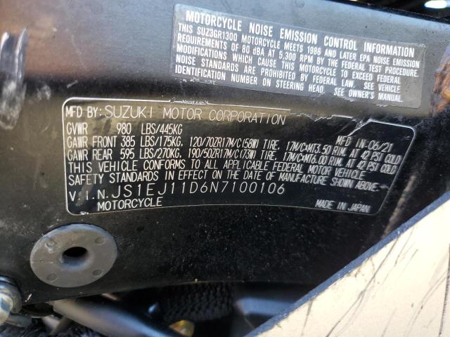2022 SUZUKI GSX1300 RR JS1EJ11D6N7100106