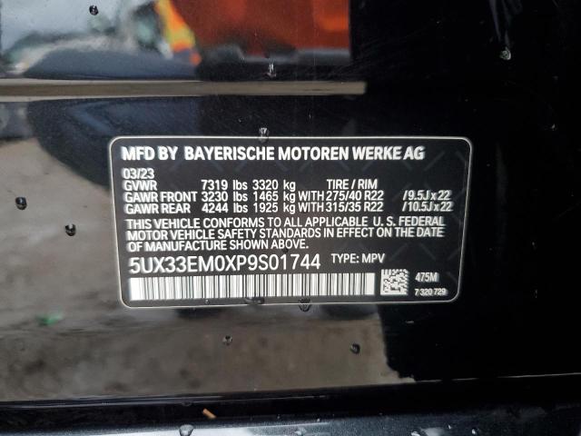 2023 BMW X7 M60I 5UX33EM0XP9S01744