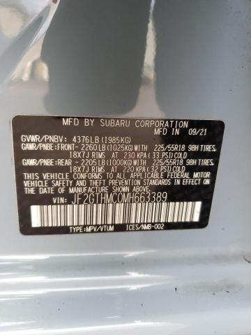 2021 SUBARU CROSSTREK - JF2GTHMC0MH663389