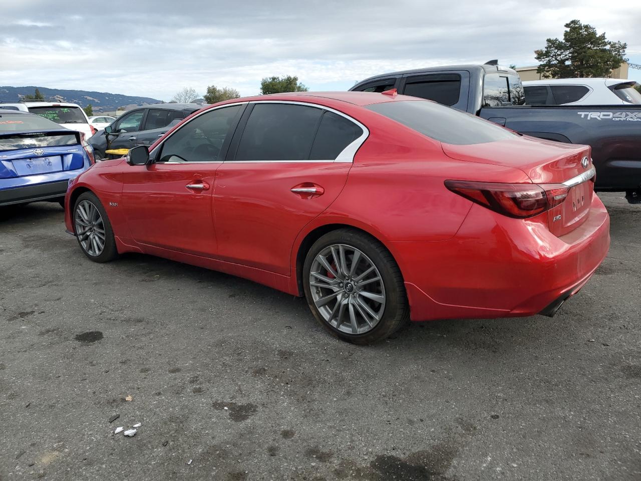 Lot #3030387501 2018 INFINITI Q50 RED SP