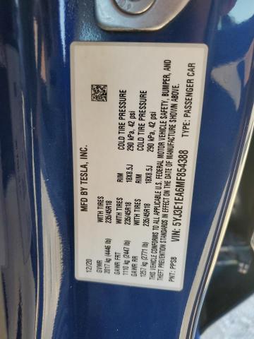 2021 TESLA MODEL 3 - 5YJ3E1EA6MF854388