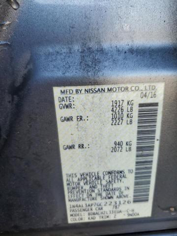 2016 NISSAN ALTIMA 2.5 - 1N4AL3AP7GC223126