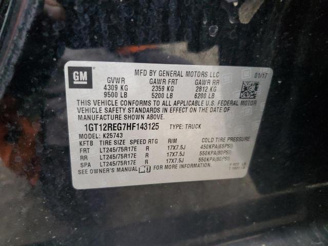 2017 GMC SIERRA K25 - 1GT12REG7HF143125
