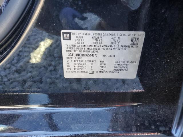 2017 GMC SIERRA C15 - 3GTU1NER1HG514076