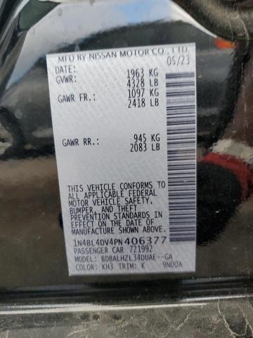 2023 NISSAN ALTIMA SV - 1N4BL4DV4PN406377