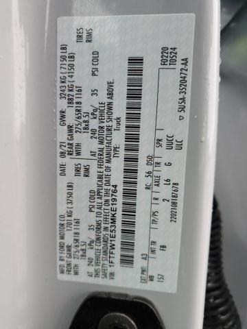2021 FORD F150 SUPER - 1FTFW1E53MKE19764