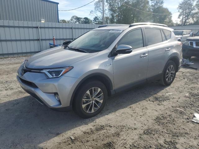 TOYOTA RAV4 HV LE 2018 silver  hybrid engine JTMRJREV8JD239853 photo #1