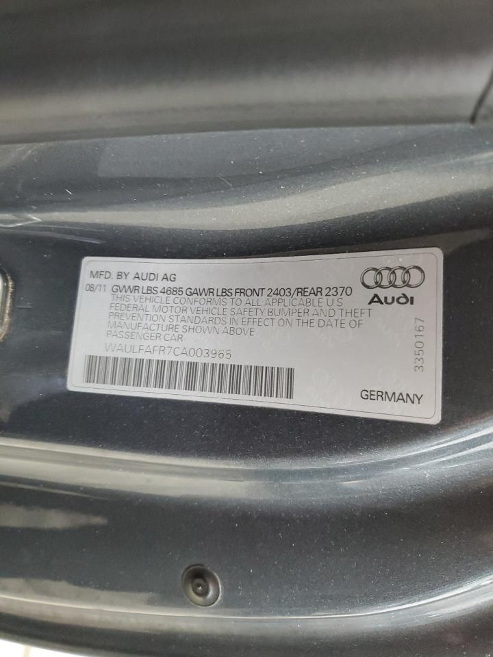 Lot #3034295104 2012 AUDI A5 PREMIUM