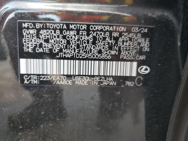 2024 LEXUS IS 500 F S JTHAP1D25R5005856