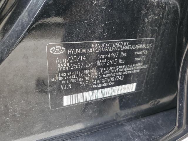 2015 HYUNDAI SONATA SPO - 5NPE34AFXFH067742