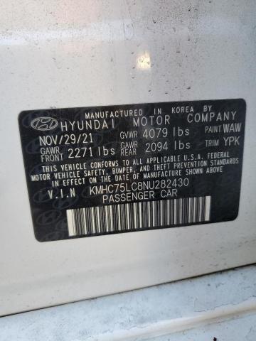 2022 HYUNDAI IONIQ SE - KMHC75LC8NU282430