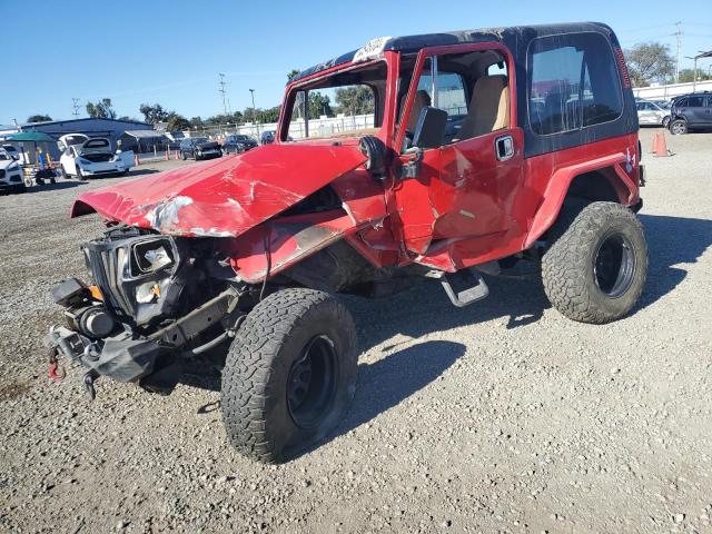 JEEP WRANGLER / 1994 red  gas 1J4FY29S5RP415204 photo #1