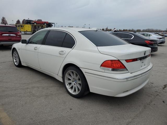 BMW 745 LI 2005 white sedan 4d gas WBAGN63545DS58481 photo #3