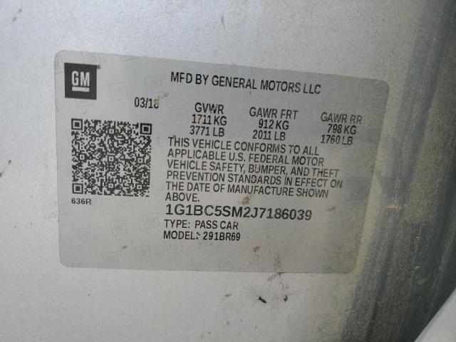 2018 CHEVROLET CRUZE LS - 1G1BC5SM2J7186039