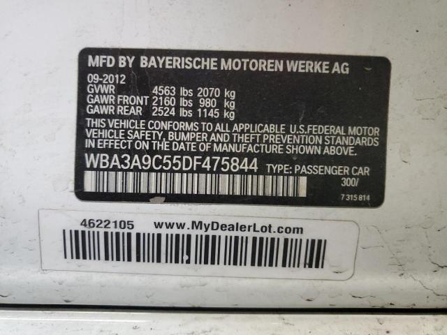 VIN WBA3A9C55DF475844 2013 BMW 3 SERIES no.13