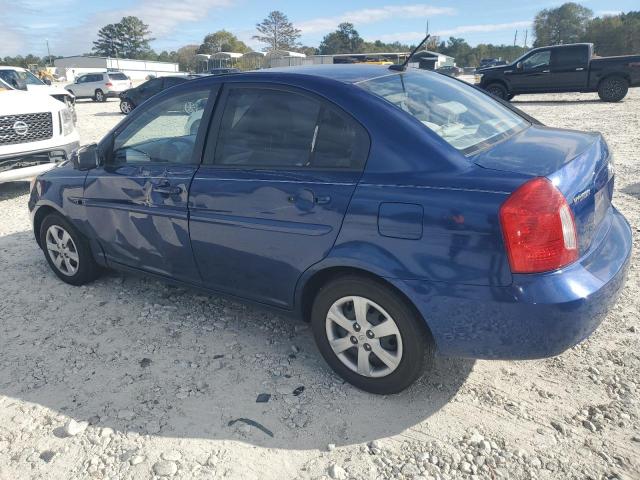 HYUNDAI ACCENT GLS 2011 blue sedan 4d gas KMHCN4AC3BU535295 photo #3